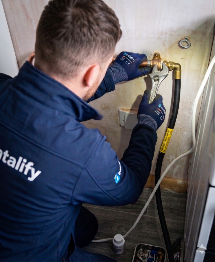 Instalify Gas Safe engineer disconnecting gas cooker in your area