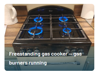 Gas Safe registered cooker installation